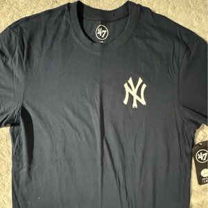47 Brand Dark Blue Men's Tee with White NY Yankees - Judge